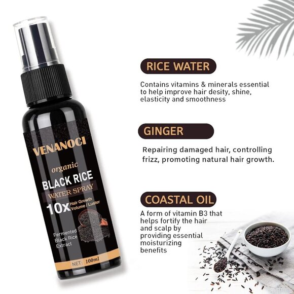 ❤️#23 / Venanoci Black Rice Water Spray For Healthy Hair - Picture 4 of 6